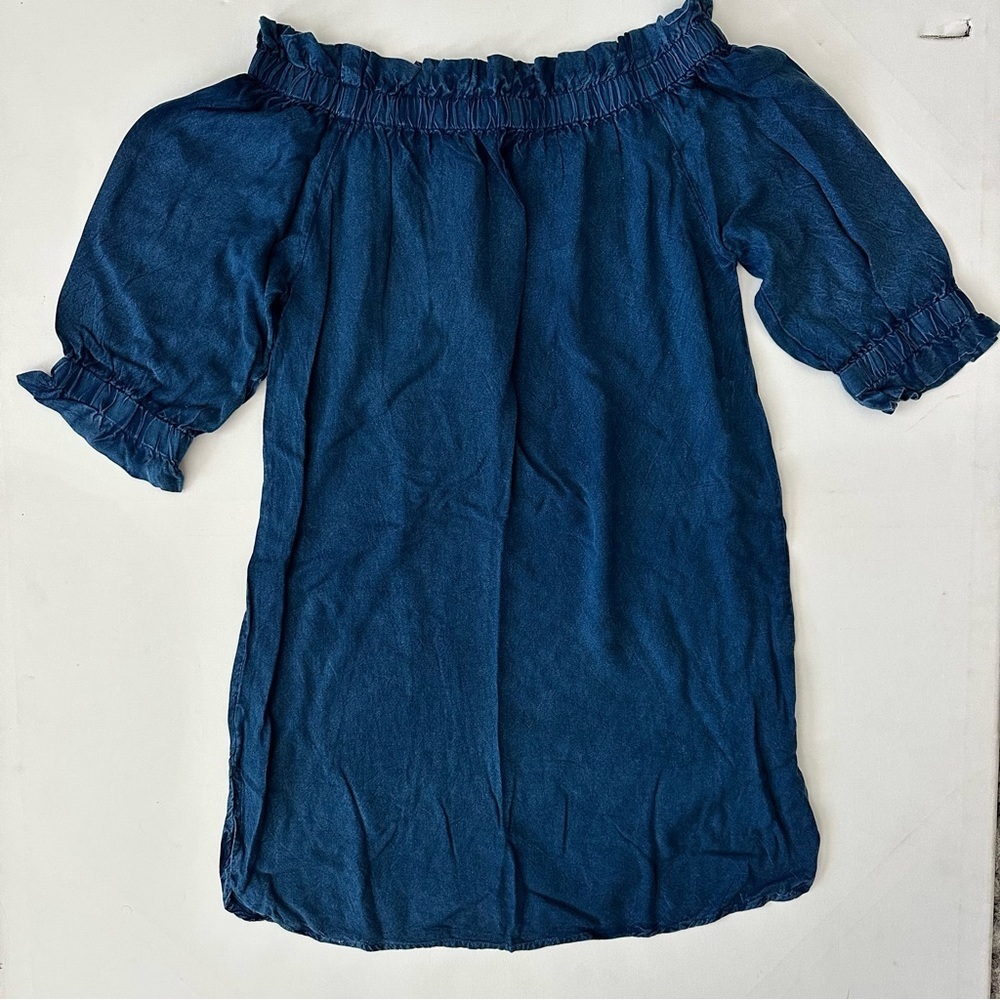 Style Envy Blue Off-Shoulder Dress Size L